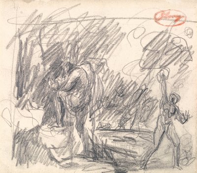 El abandono y rescate de Perdita de "El cuento de invierno" de George Romney