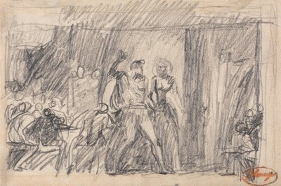 La escena del banquete de George Romney