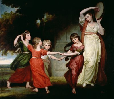 La familia Gower, c.1776-77 de George Romney