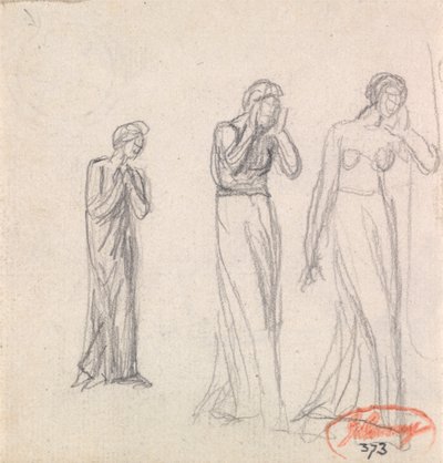Tres mujeres lamentándose de George Romney