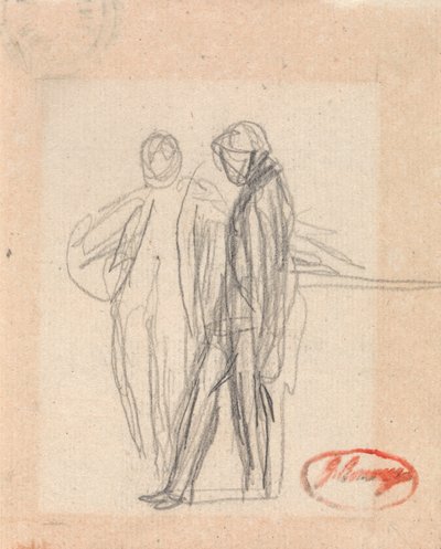 Dos figuras de pie de George Romney