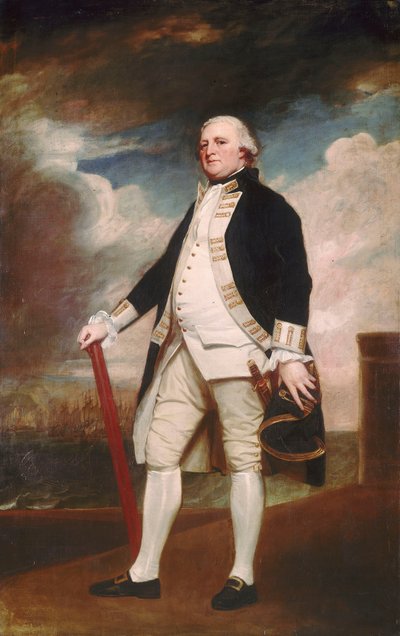 Vicealmirante George Darby (hacia 1720-1790) de George Romney