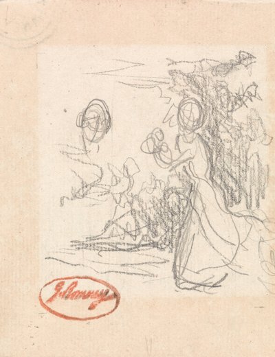 Mujer joven, posiblemente huyendo de George Romney
