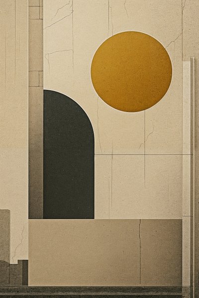 Echo Form, 2025 (acrílico sobre lienzo) de George Rosaly