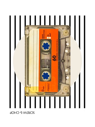 Screw and chop (cassette) , 2023 (Acrílico sobre lienzo) de George Rosaly