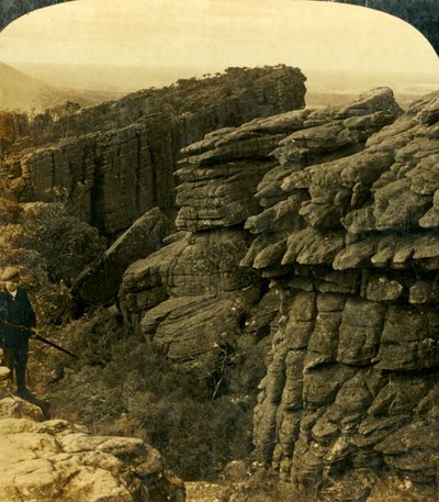 El borde del país de las maravillas, Grampians, Victoria, Australia de George Rose
