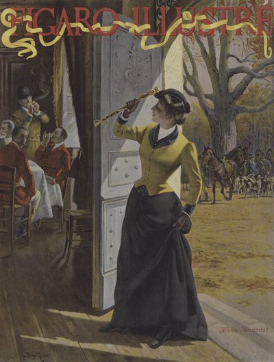 Vamos, Señores! Portada de Le Figaro Illustre, octubre 1895 de George Roux