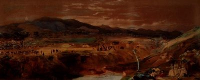 Reunión de carreras victoriana cerca de Sunbury de George Rowe