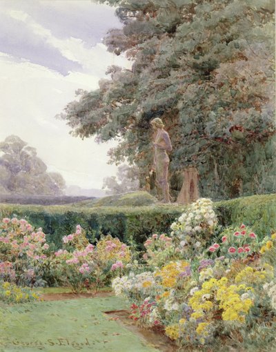 Un Rincón del Jardín de George Samuel Elgood