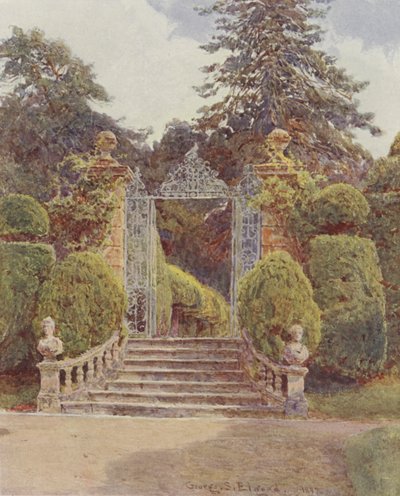 Brockenhurst, la puerta del jardín de George Samuel Elgood