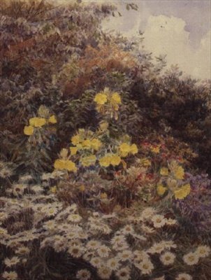 Onagras de la Tarde, Swinford Manor de George Samuel Elgood