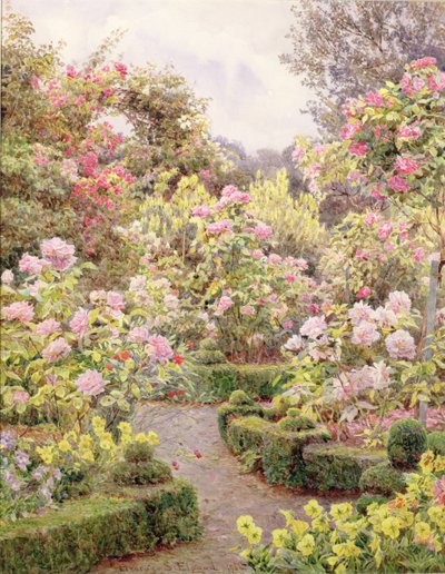 Raundscliffe - Por todas partes hay rosas de George Samuel Elgood