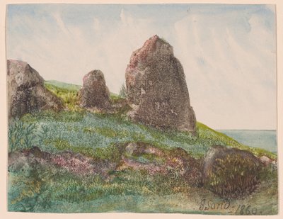 Paisaje con rocas de George Sand