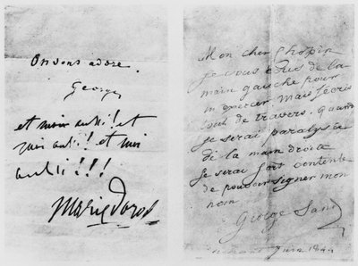 Dos cartas a Frederic Chopin, Nohant, junio 1844 de George Sand