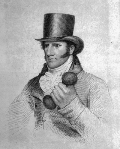 Thomas Owen, grabado por Hopwood de George Sharples