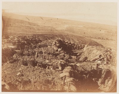 Vista desde el Redan mirando hacia el barranco de Vorontsov de George Shaw Lefevre
