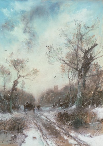 Paisaje de Invierno de George Sheffield