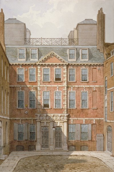 Edificios Beaufort, Strand, Westminster, Londres de George Shepherd