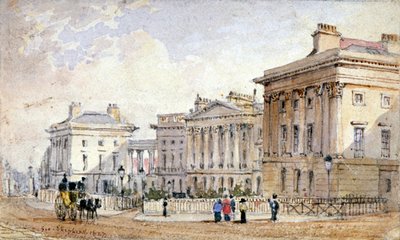 Vista de Clarence Terrace en Regent