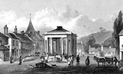 Westerham, Kent, grabado por H. Adlard, 1832 de George Shepherd