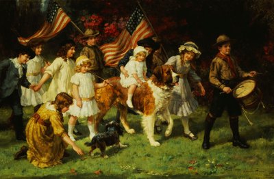 Desfile americano, 1917 de George Sheridan Knowles