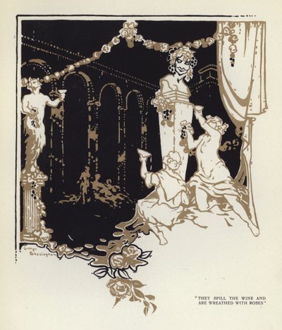 Ilustración para El hipócrita feliz de Max Beerbohm de George Sheringham