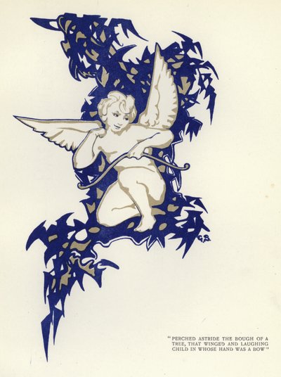 Ilustración para El Hipócrita Feliz de Max Beerbohm de George Sheringham
