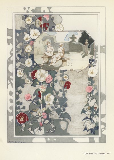 Ilustración para The Happy Hypocrite de Max Beerbohm de George Sheringham