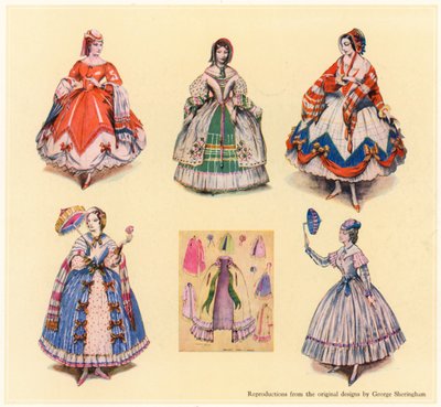 Diseños Originales para HMS Pinafore de George Sheringham