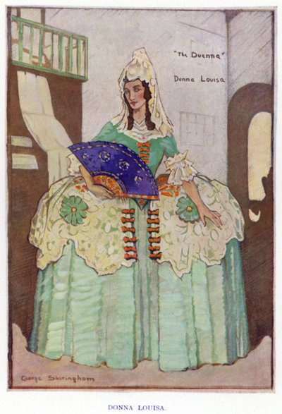 La Dama por Sheridan: Doña Luisa de George Sheringham