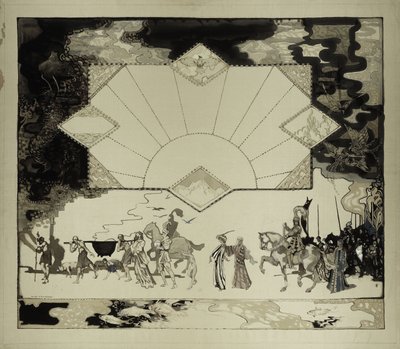 El panel del Mabinogian, No. 10 de George Sheringham