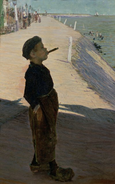 Disfrutando la vida, Volendam, Zuider Zee de George Sherwood Hunter