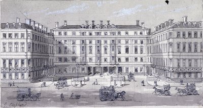 Estación de Euston Square, Londres, c. 1838 de George Sidney Shepherd