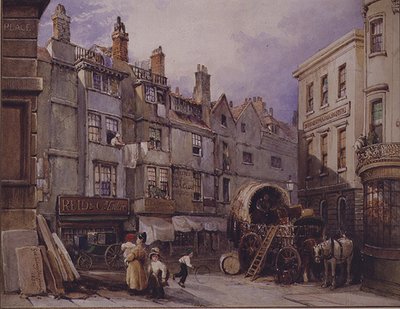 Escena de Calle de Londres de George Sidney Shepherd