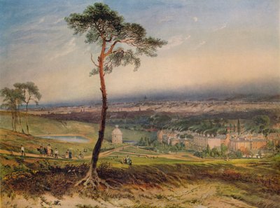 Londres, desde Hampstead, 1834 de George Sidney Shepherd