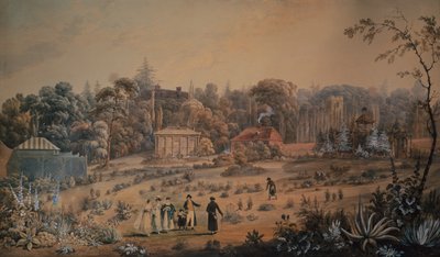 Los Jardines en Battlesden House Bedfordshire de George Sidney Shepherd