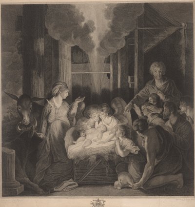 La ofrenda del pastor: Ventana oeste de la capilla, New College Oxford de George Siegmund Facius