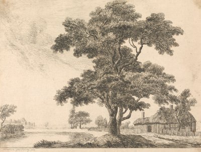 Paisaje con el castillo de Windsor de George Simon Harcourt
