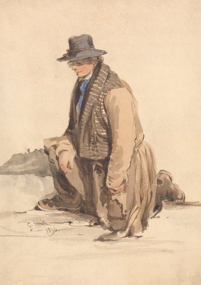 Hombre arrodillado de George Smith