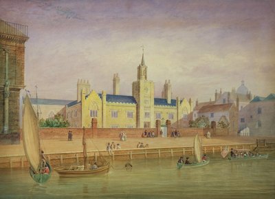 Casas de beneficencia de la Trinidad, Greenwich c.1825 de George Smith