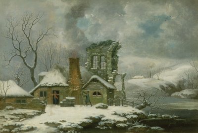 Escena de invierno de George Smith