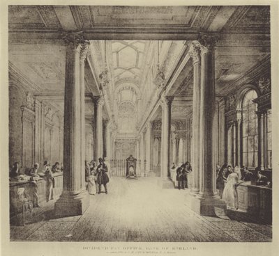 Oficina de Pago de Dividendos, Banco de Inglaterra de George Snr (after) Scharf
