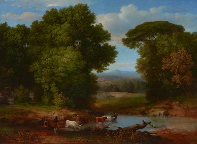 Un trozo del acueducto romano 1852 (Óleo sobre lienzo) de George Snr. Inness