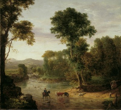Cruzando el Vado de George Snr. Inness