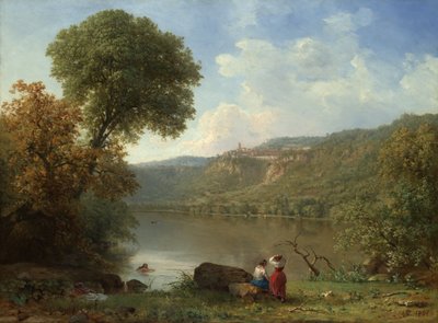 Lago Nemi, 1857 de George Snr. Inness