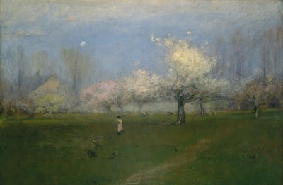 Flores de Primavera, Montclair, Nueva Jersey, c.1891 de George Snr. Inness