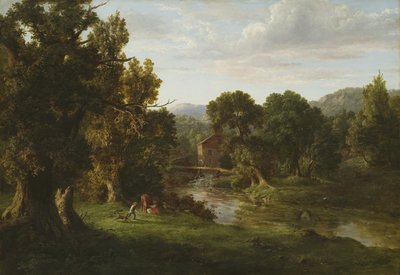 El viejo molino de George Snr. Inness