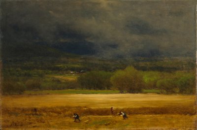 El campo de trigo, c. 1875-77 (óleo sobre lienzo) de George Snr. Inness