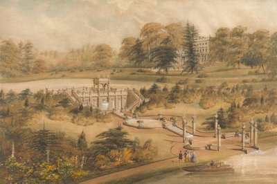 Diseño para Cowley Manor, Gloucestershire de George Somers Clarke