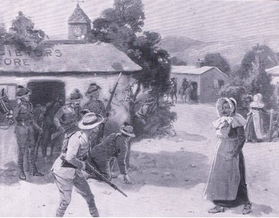 Los señuelos de Bethune, de Después de Pretoria: La Guerra de Guerrillas publicado por Harmsworth Bros Limited, 1901 de George Soper